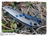 Custom Made Titanium Standoffs, Scale Screws, LBS and Clip for Zero Tolerance ZT0560 & ZT0561