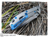 Custom Made Titanium Standoffs, Scale Screws, LBS and Clip for Zero Tolerance ZT0560 & ZT0561