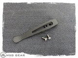 Custom Made Titanium Deep Carry Pocket Clip For Zero Tolerance Knives