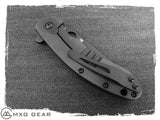 Custom Made Titanium Pocket Clip For Spyderco Southard