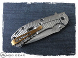 Custom Made Titanium Deep Carry Pocket Clip For Zero Tolerance Knives