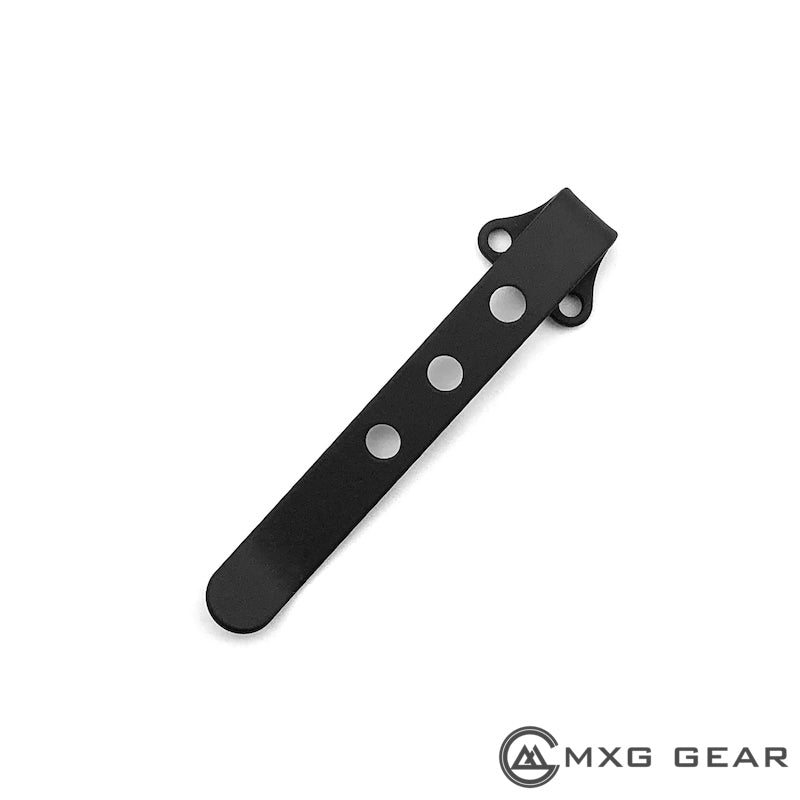 Custom Made Titanium Deep Carry Pocket Clip For Zero Tolerance ZT0566