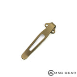 Custom Made Titanium Deep Carry Pocket Clip For Zero Tolerance ZT0900