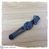 Custom Made Titanium Deep Carry Pocket Clip For Spyderco Southard