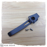Custom Made Titanium Deep Carry Pocket Clip For Spyderco Military