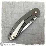 Custom Made Titanium Pocket Clip For Spyderco Southard