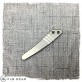 Custom Made Titanium Pocket Clip For Spyderco Southard