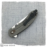 Custom Made Titanium Deep Carry Pocket Clip For Spyderco Southard