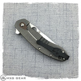 Custom Made Titanium Deep Carry Pocket Clip For Spyderco Southard