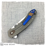 Custom Made Titanium Pocket Clip For Spyderco Southard