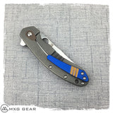 Custom Made Titanium Pocket Clip For Spyderco Southard