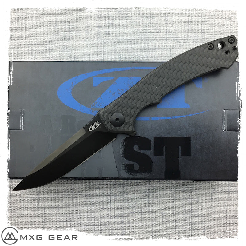 New Zero Tolerance 0450CF Flipper Knife Carbon Fiber