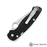 Custom Made Titanium Pocket Clip For Spyderco Paramilitary 2